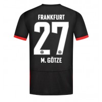 Fotballdrakt Herre Eintracht Frankfurt Mario Gotze #27 Bortedrakt 2024-25 Kortermet